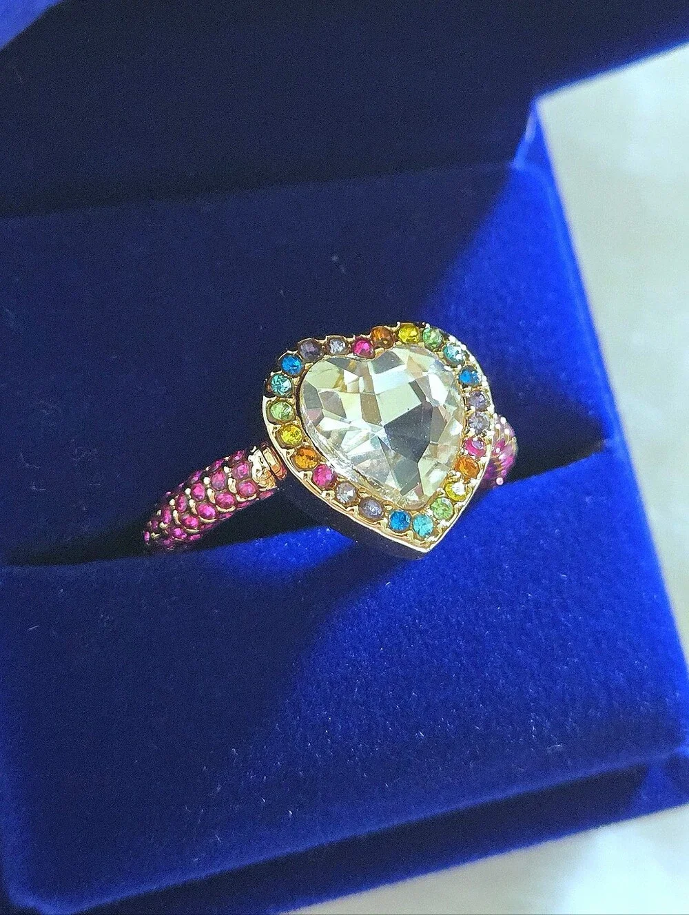 Kurt Geiger Multi Colored🌈 Crystals💎 Ring💍